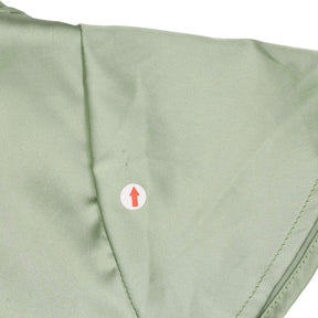 Never Fully Dressed Green Satin Dress
