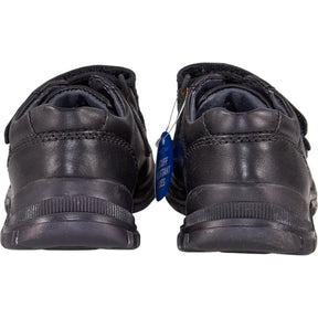 Start-Rite Black Leather Engineer Shoes