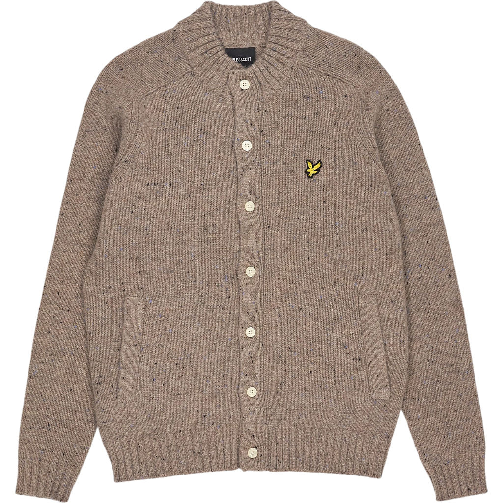 Lyle & Scott Beige Wool Cardigan