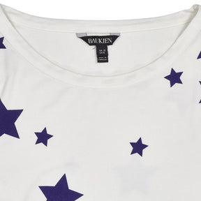 Baukjen White Star Print Long Sleeve Top