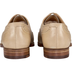 Crockett & Jones Ivory Leather Brogues