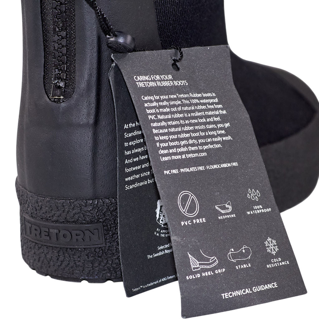 Tretorn Black Arch Hybrid Boots Faux Fur