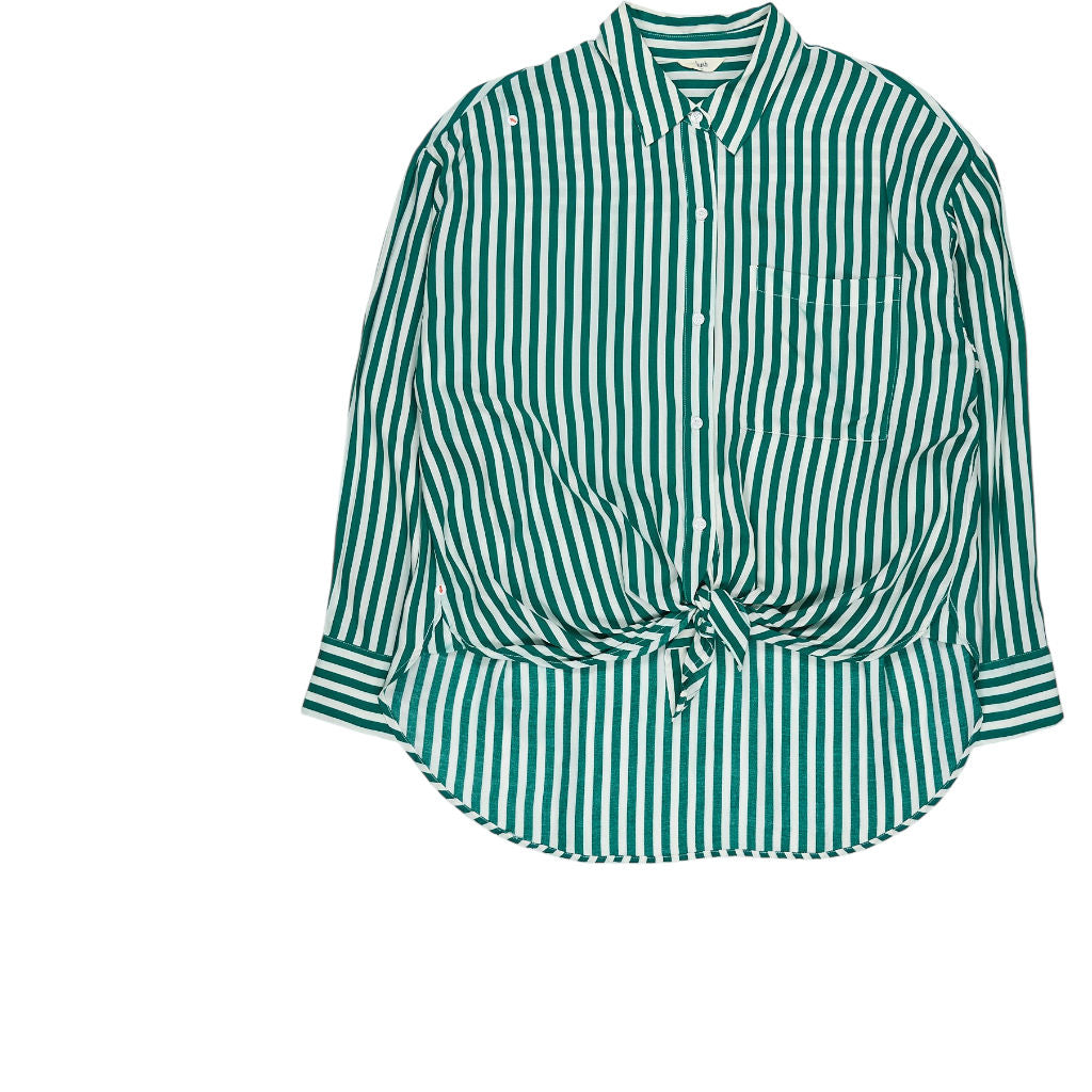 Hush Green Stripe Tie Shirt