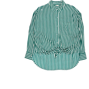 Hush Green Stripe Tie Shirt
