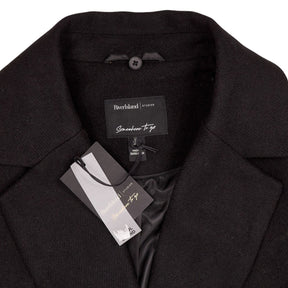 River Island Black Faux Fur Collar Coat