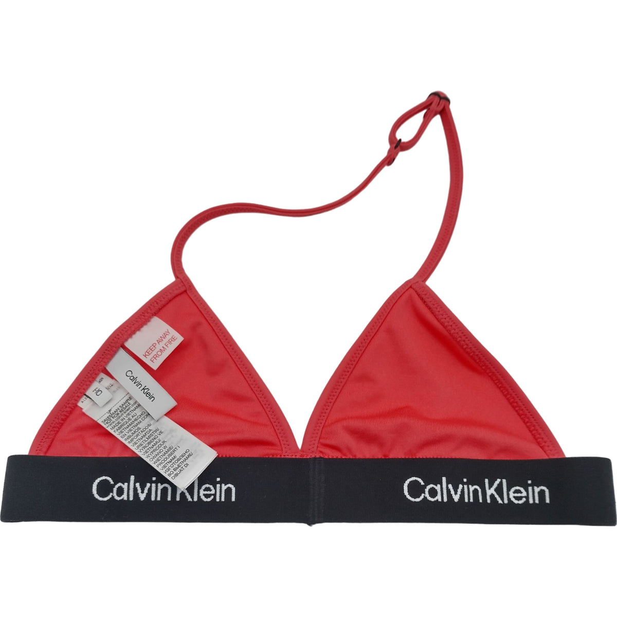 Calvin Klein Pink Swim Bikini Top