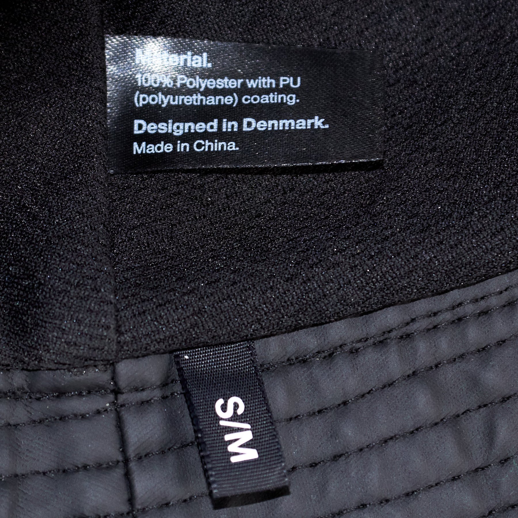 Rains Black Bucket Hat