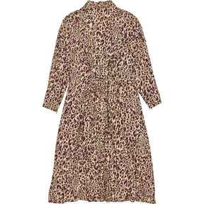 Baukjen Plum Leopard Leanne Midi Dress