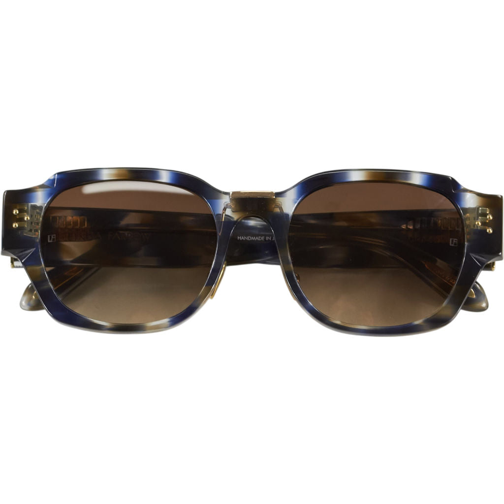 Linda Farrow Blue Tortoishell Ramon Sunglasses