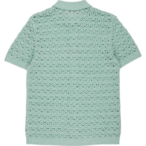 Moss Green Crochet Shirt