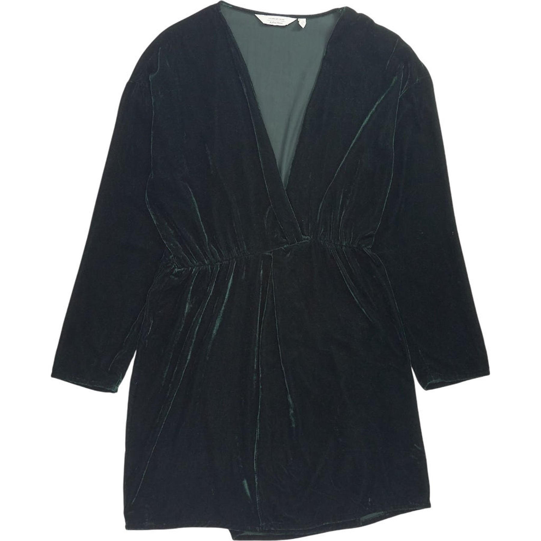 & Other Stories Green Velvet Dress