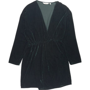 & Other Stories Green Velvet Dress