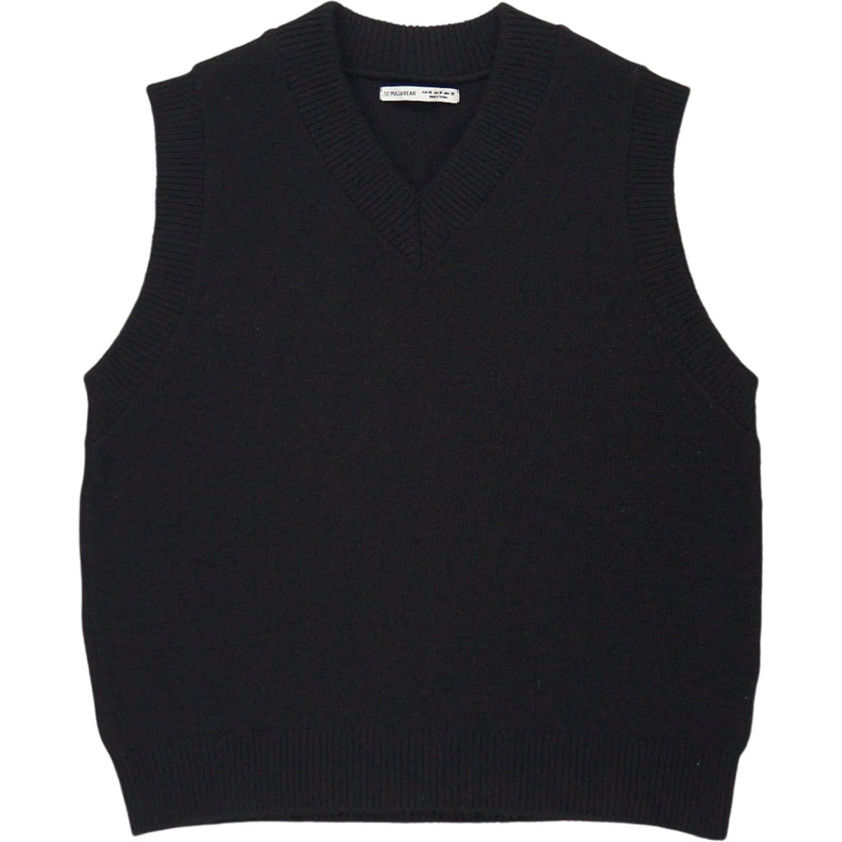 Pull&Bear Black Knit Vest
