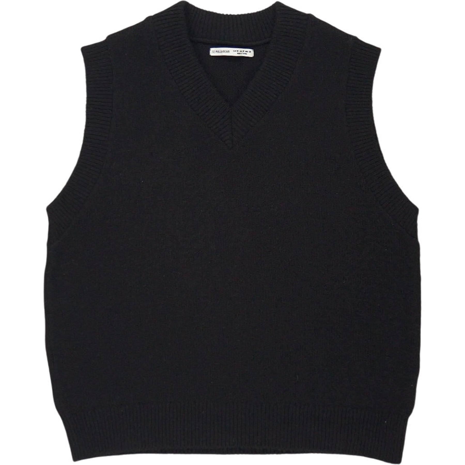 Pull&Bear Black Knit Vest