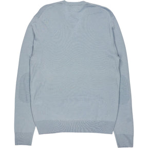 Hackett Blue Merino Silk V-Neck Jumper