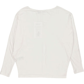 Baukjen White Ella Relaxed V-Neck Top