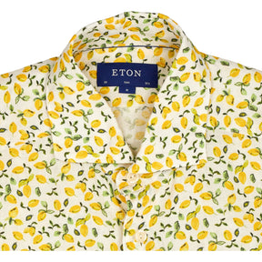 Eton Lemon Print Long Sleeve Shirt