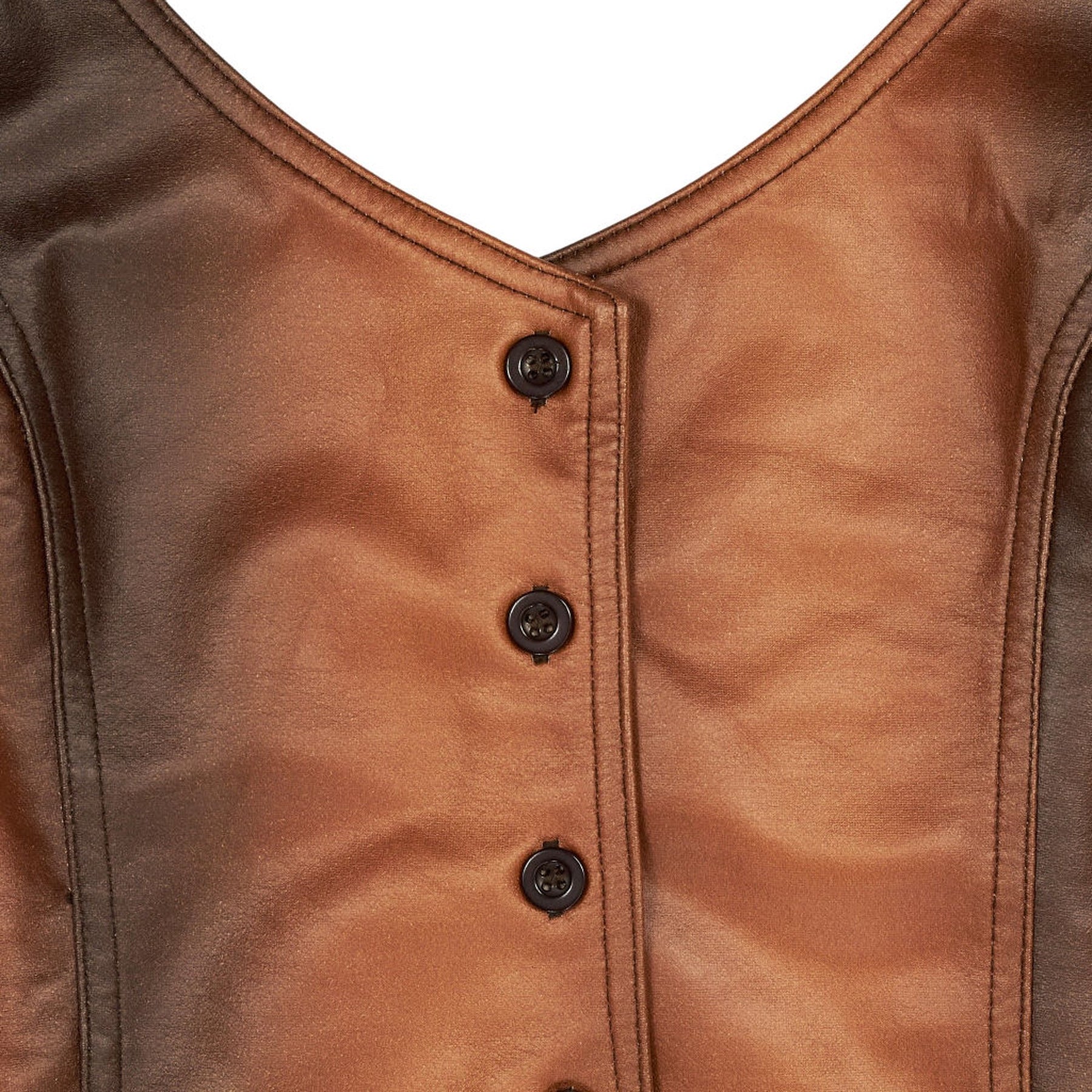 Motel Brown Halter Neck Top