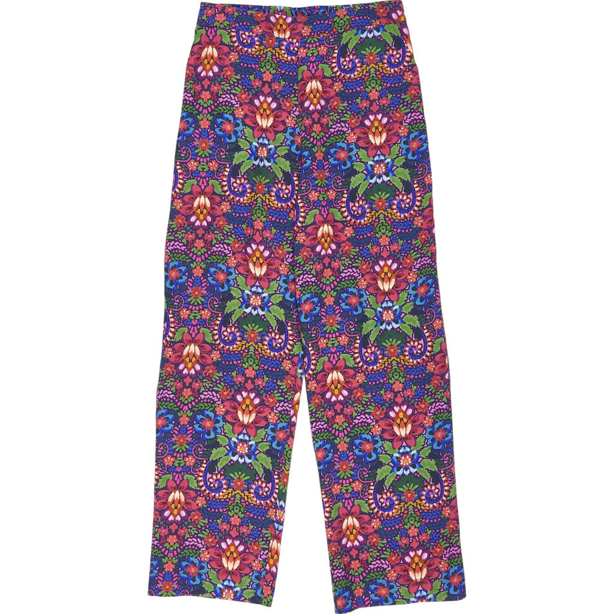 NRBY Multicolour Silk Floral Trousers