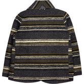 Gharani Strok Grey Striped Wool Jacket