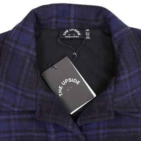 The Upside Blue Check Vest XS