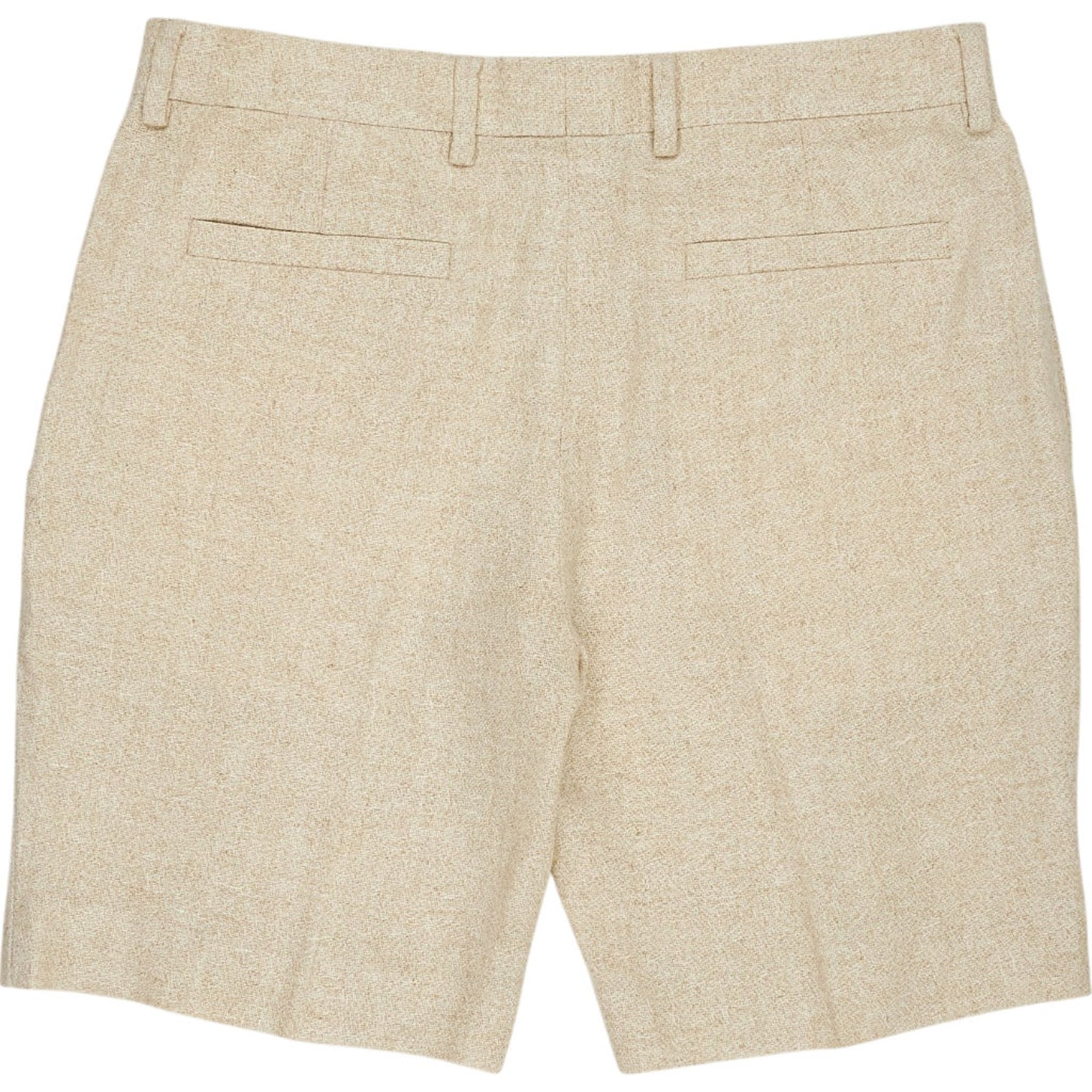 Moss Beige Textured Shorts