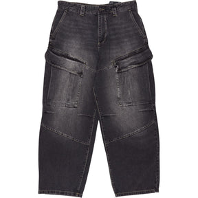 Pull & Bear Black Skater Fit Cargo Jeans