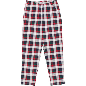 Schiesser Red Green Plaid Pyjama Pants
