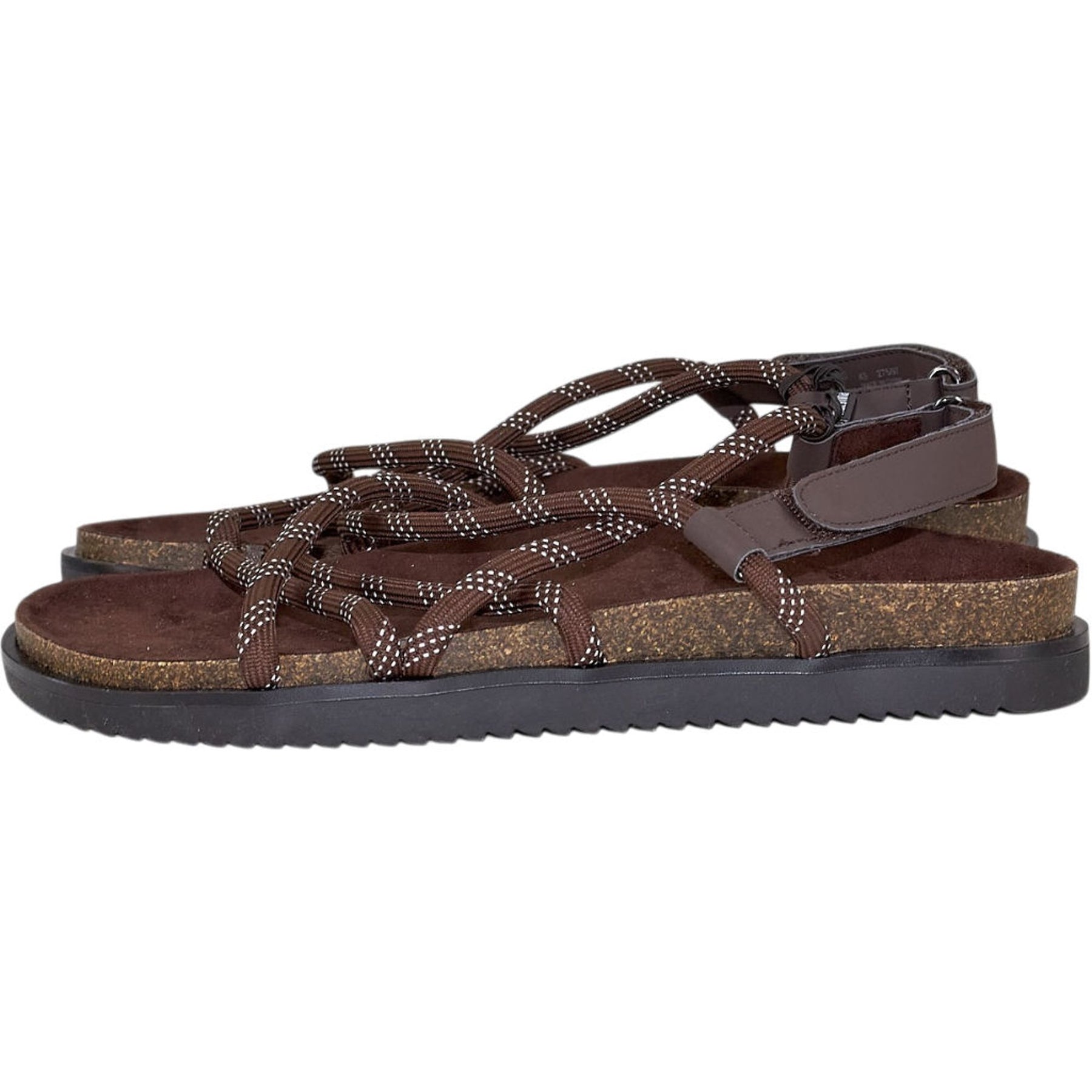 Pull&Bear Brown Rope Sandals
