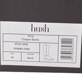 Hush Black Cooper Leather Boots