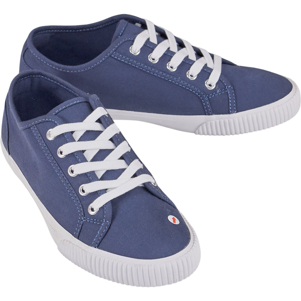 Hush Navy Henley Canvas Trainers