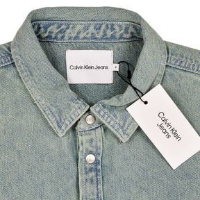 Calvin Klein Aqua Overdye Denim Shirt