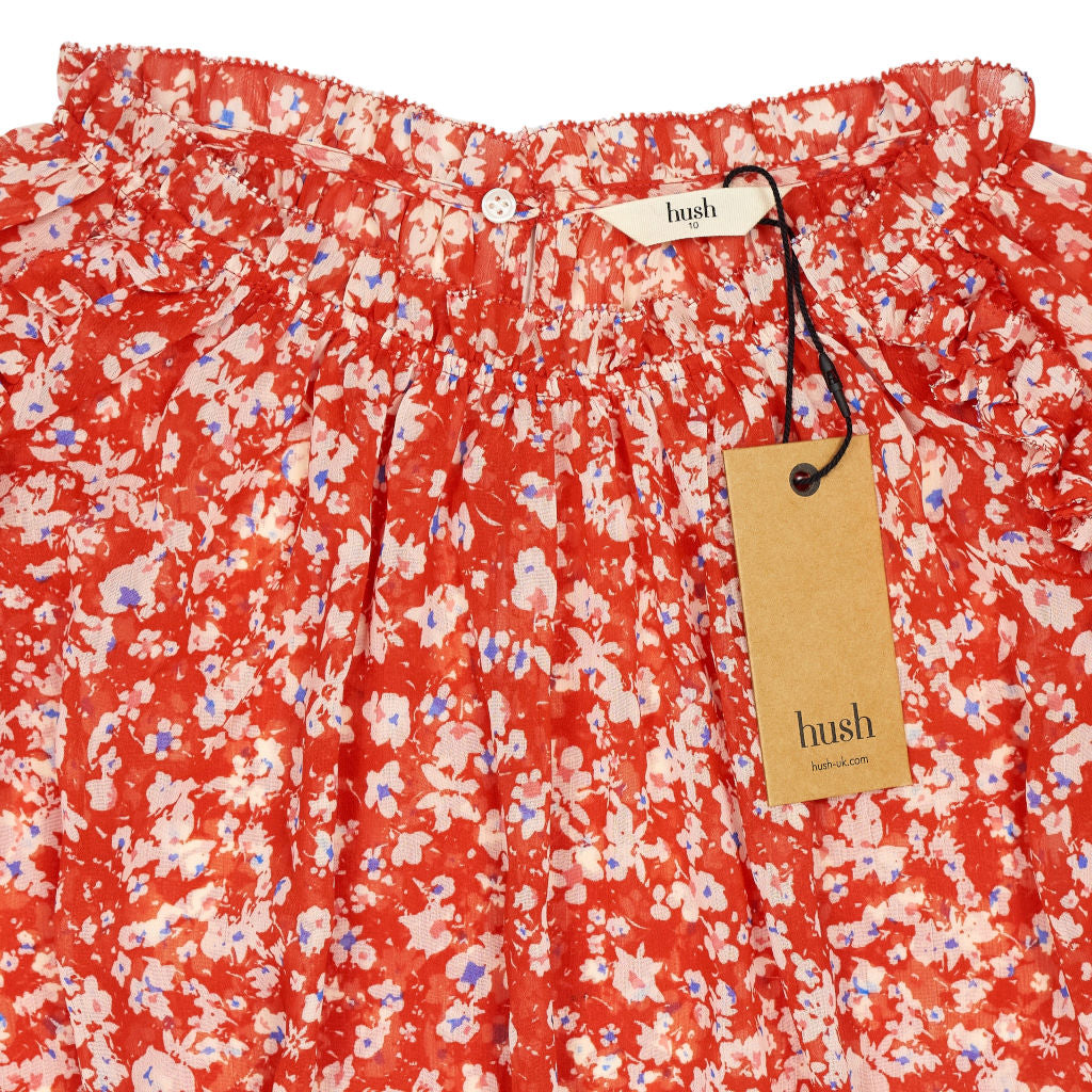Hush Red Spring Blossom Violette Top