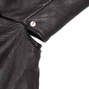 Vintage C'Arols Black Leather Biker Jacket