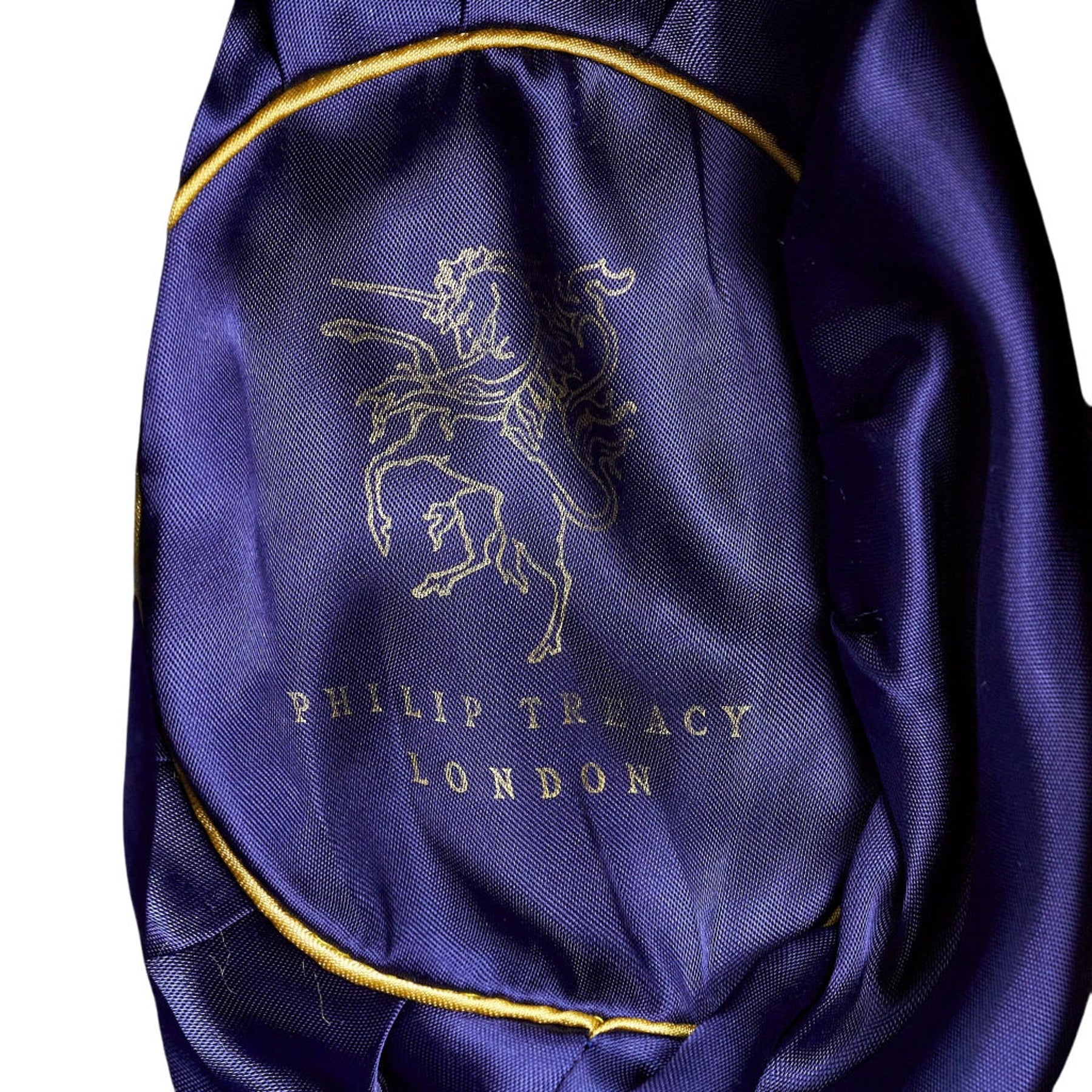 Philip Treacy Brown Velour Hat O/S
