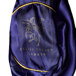 Philip Treacy Brown Velour Hat O/S