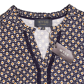 Wyse Midnight Geo Alina Ponte Dress