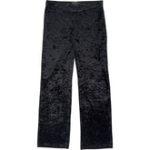 Motel Black Mozra Velour Trousers