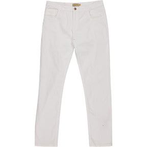 Cordings White Cotton Trousers