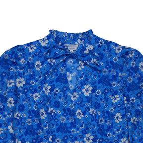 Pink City Prints Blue Floral Cecilie Dress