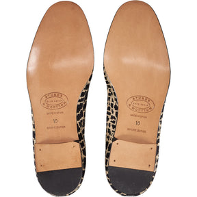 Stubbs & Wootton Black Patterned Slippers