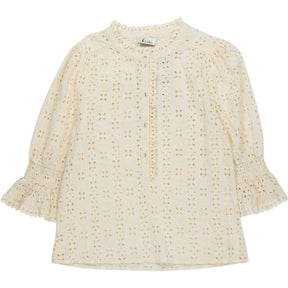 Kirei Cream Broderie Top