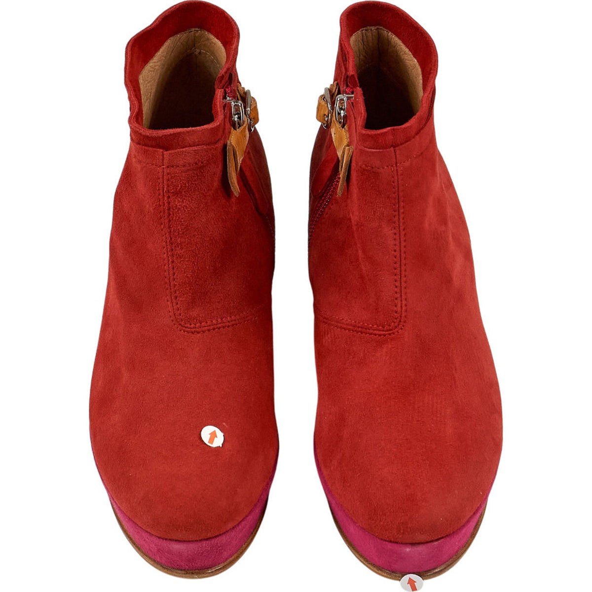 Folk Red Pink Riley Bay Boots EU 37