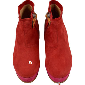 Folk Red Pink Riley Bay Boots EU 37