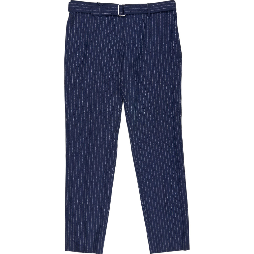 Tommy Hilfiger Navy Striped Suit Trousers