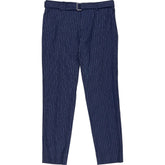 Tommy Hilfiger Navy Striped Suit Trousers