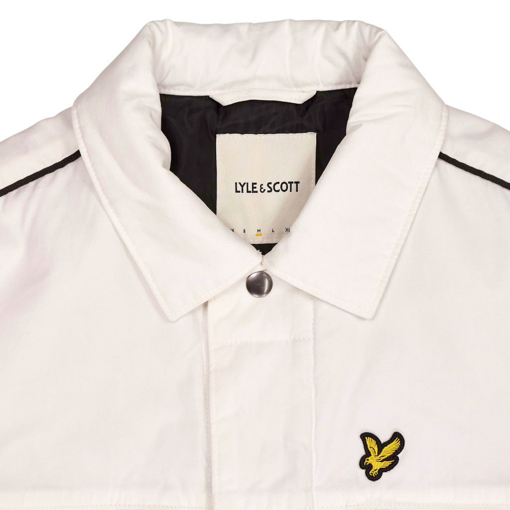 Lyle & Scott White Twill Overshirt