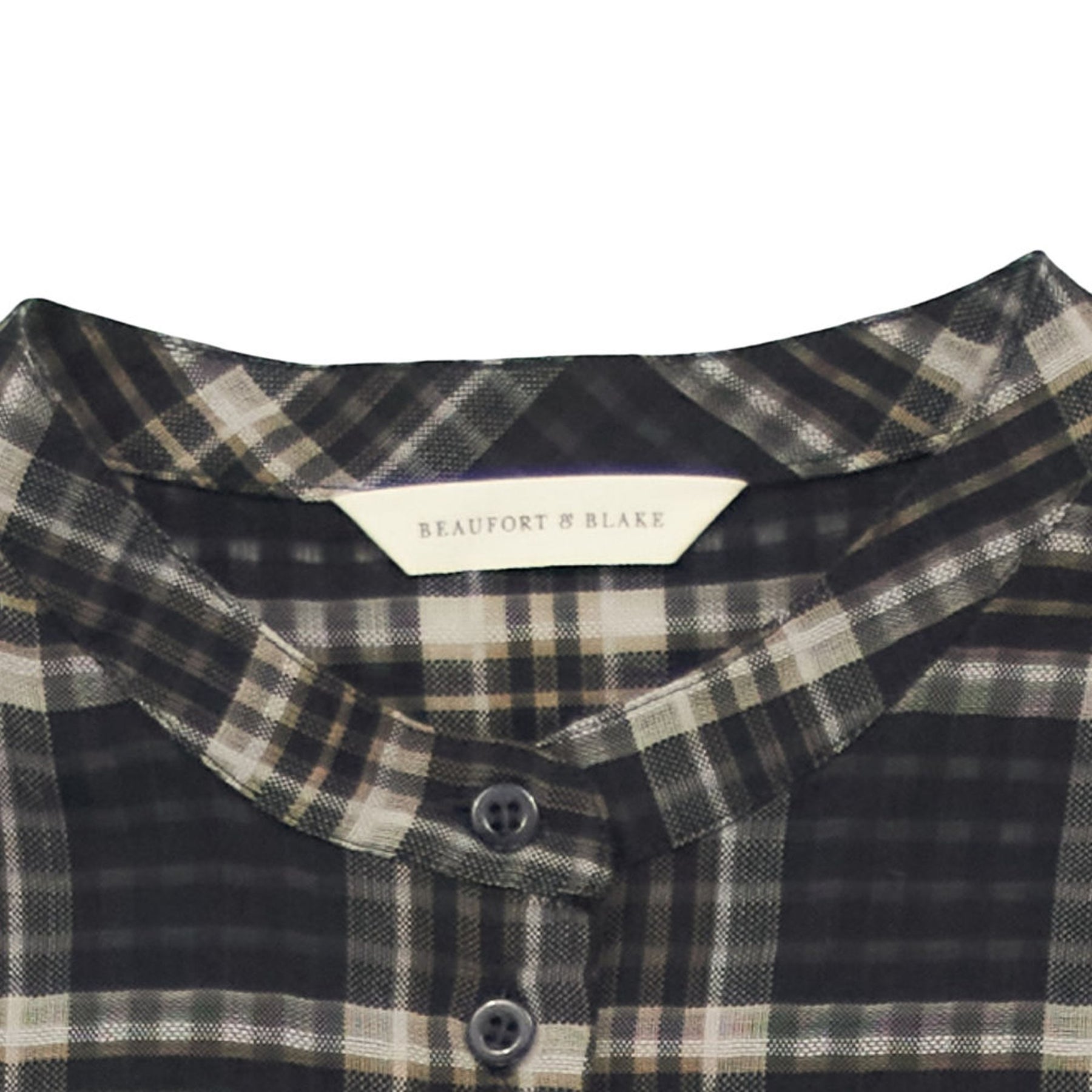 Beaufort & Blake Black Check Shirt
