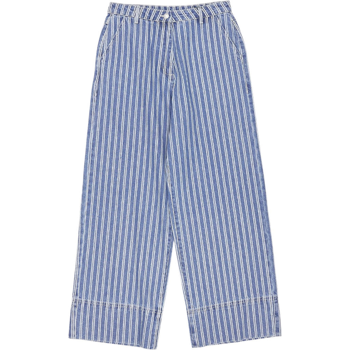 OMNES Blue Portland Stripe Jeans
