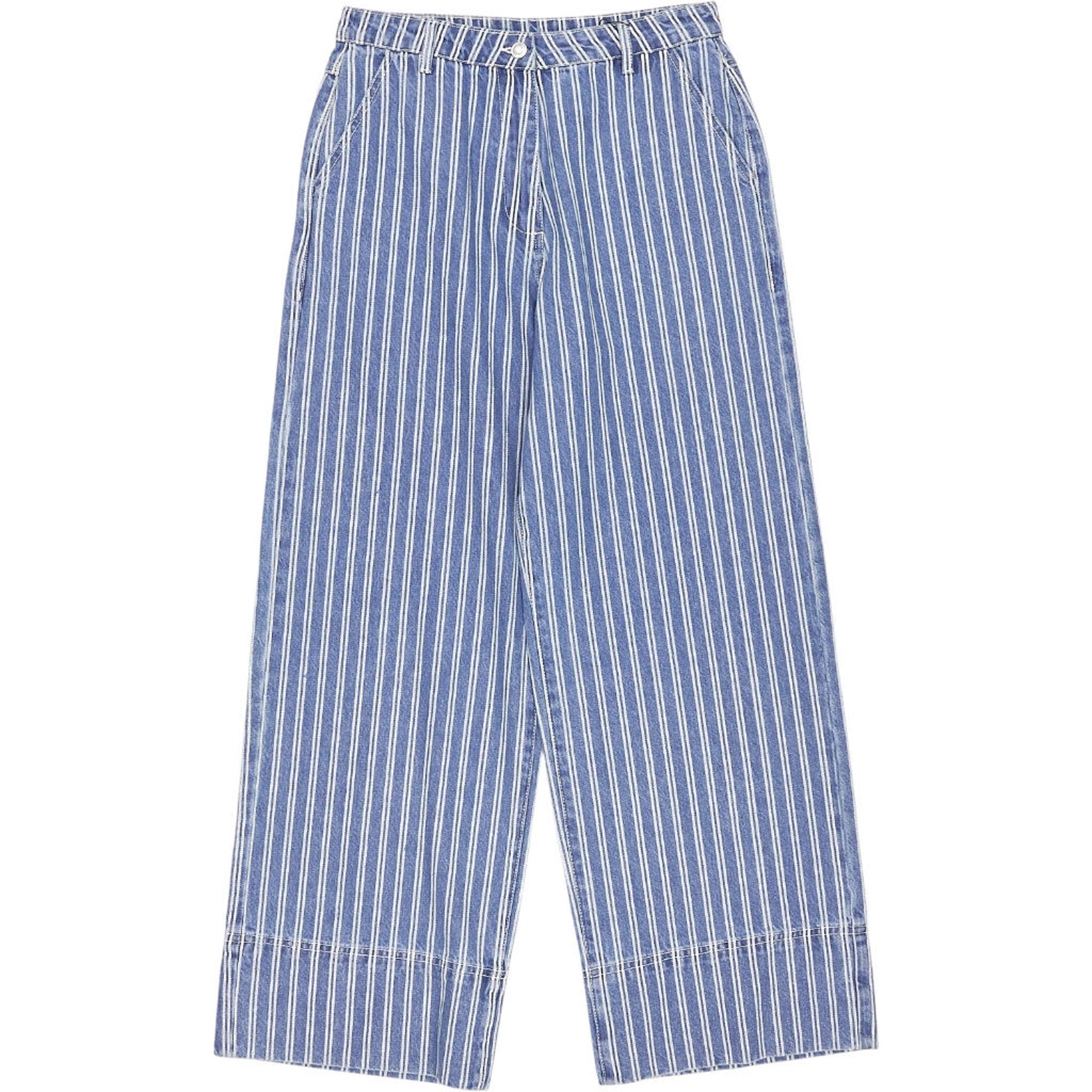 OMNES Blue Portland Stripe Jeans